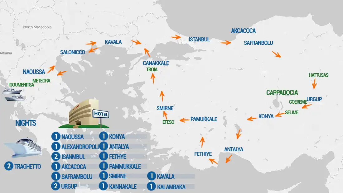 Turchia Mappa Copia